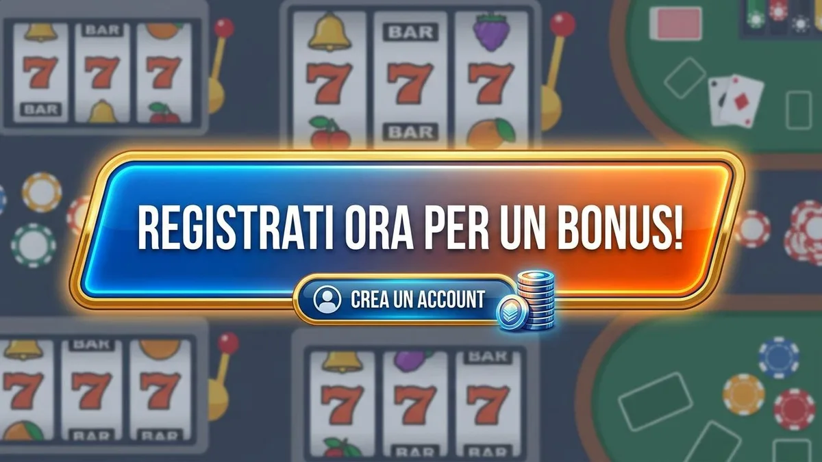 Registrazione con bonus